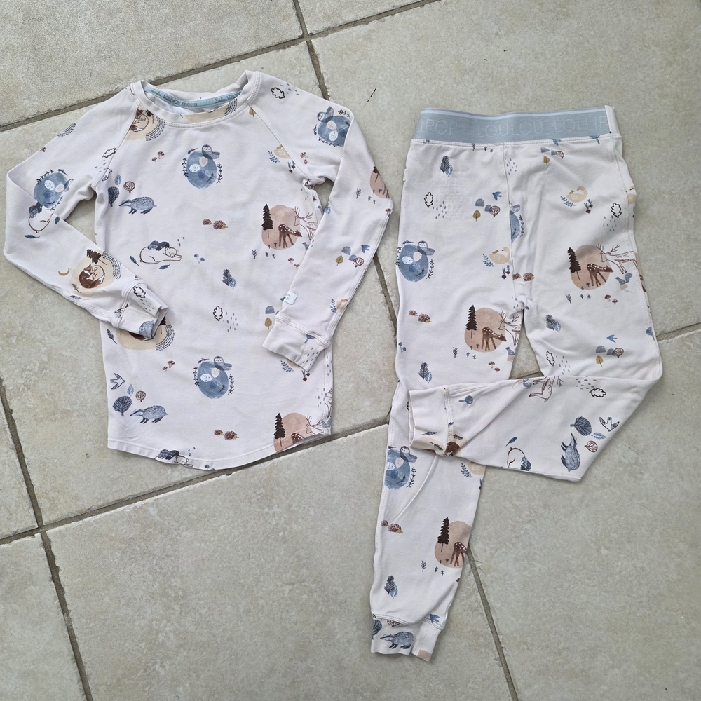 Cozy Kids Pajama Set with Animal Print